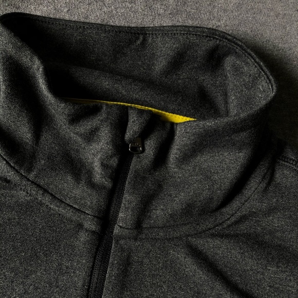 Long Sleeve 1/4 Zip Polo Sport Shirt - Picture 4 of 6